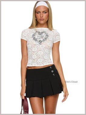 Micro Pleated Mini Skirt with Built-in Shorts